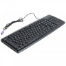 Клавиатура Oklick 100M PS/2 Black (Черная)