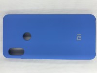 Чехол накладка с логотипом Mi для Xiaomi redmi Note 5 Синяя