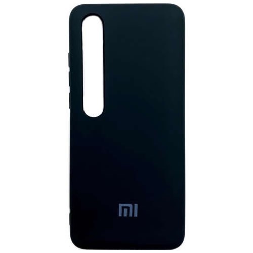 Силиконовая накладка для Xiaomi Mi 10 Black (Черная)