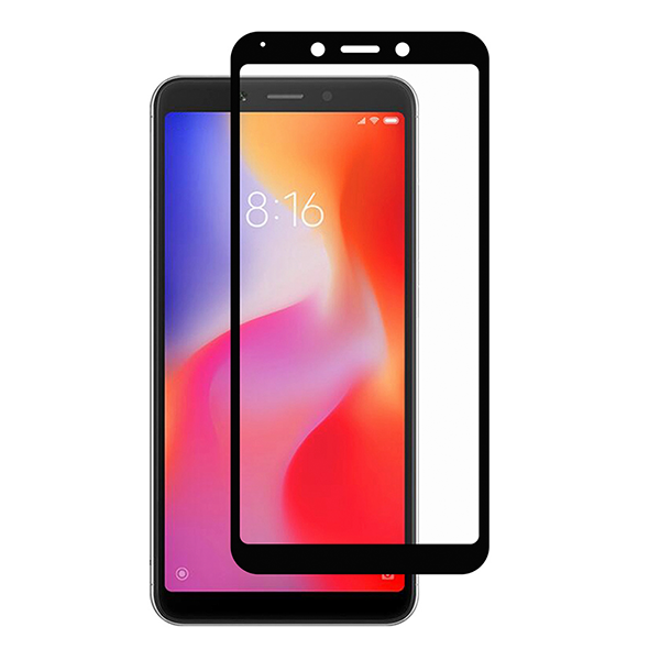 Защитное стекло для Xiaomi Redmi 6A 2D Черное