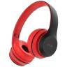 Беспроводные накладные наушники Borofone BO4 Charming Rhyme Black/Red (Черный/Красный)