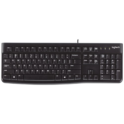 Клавиатура Logitech K120 Keyboard USB Black (Черная) EAC