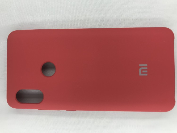 Чехол накладка с логотипом Mi для Xiaomi redmi Note 5 Красный