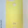 Чехол накладка с логотипом Mi для Xiaomi redmi 5 желтая