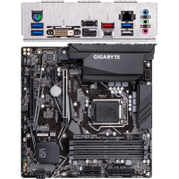 Материнская плата Gigabyte Z490 LGA1200 DDR4 (Z490M) mATX, Ret EAC