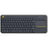 Беспроводная клавиатура Logitech K400 Plus Wireless Touch Keyboard USB Black (Черный) EAC