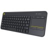 Беспроводная клавиатура Logitech K400 Plus Wireless Touch Keyboard USB Black (Черный) EAC