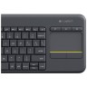 Беспроводная клавиатура Logitech K400 Plus Wireless Touch Keyboard USB Black (Черный) EAC