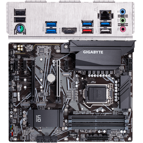 Материнская плата Gigabyte Z490 LGA1200 DDR4 (Z490 UD) ATX, Ret EAC