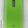 Чехол накладка с логотипом Mi для Xiaomi redmi 5 зеленая
