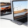 Многофункциональная док-станция типа-C Xiaomi HAGiBiS USB Type-C DC7 Gray (Серый)