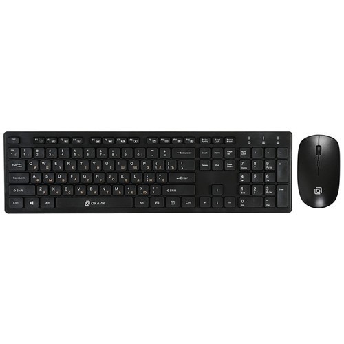 Комплект беспроводной Oklick 240M USB Black (Черный)