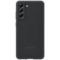 Клип-кейс Samsung Silicone для Galaxy S21 FE темно-серый (EF-PG990TBEGRU)