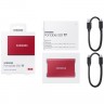 Внешний накопитель Samsung T7 SSD USB 3.2 2Tb Red (Красный) MU-PC2T0R/WW