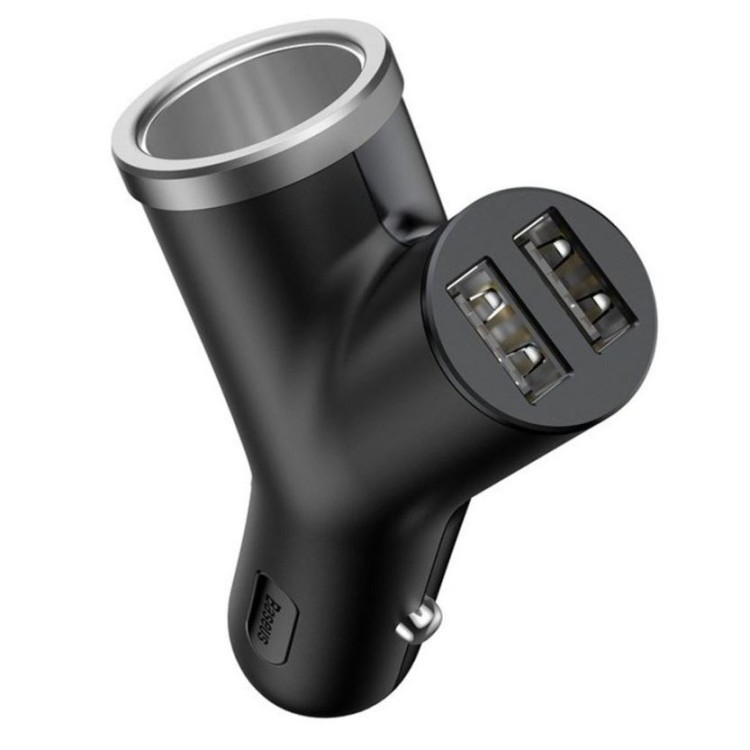 Автомобильное зарядное устройство Baseus Y Type Car Charger CCALL-YX01