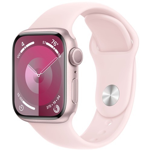 Умные часы Apple Watch Series 9 45 мм Pink Aluminium Case, Light Pink Sport Band S/M