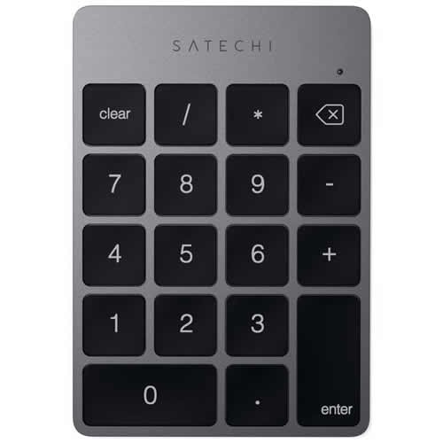 Цифровая клавиатура Satechi Aluminum Keypad Numpad (ST-SALKPM) Bluetooth Space Gray (Серый космос)