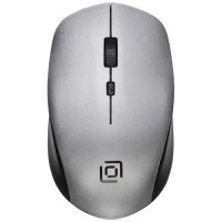 Беспроводная мышь Oklick 565MW USB оптическая Glossy Black/Silver (Черно-серебристая)