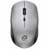 Беспроводная мышь Oklick 565MW USB оптическая Glossy Black/Silver (Черно-серебристая)