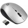 Беспроводная мышь Oklick 565MW USB оптическая Glossy Black/Silver (Черно-серебристая)