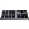 Цифровая клавиатура Satechi Aluminum Extended Keypad (ST-XLABKM) Bluetooth Space Gray (Серый космос)