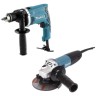 Набор сетевого инструмента Makita DK0123 (ударная дрель HP1630 + УШМ GA5030) EAC