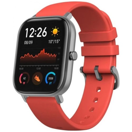 Часы Amazfit GTS Vermillion Organge (Черный/Оранжевый) EAC