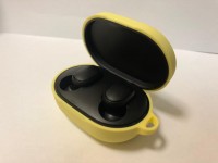 Силиконовый чехол для беспроводных наушников Xiaomi AirDots/Redmi AirDots (Yellow) Желтый